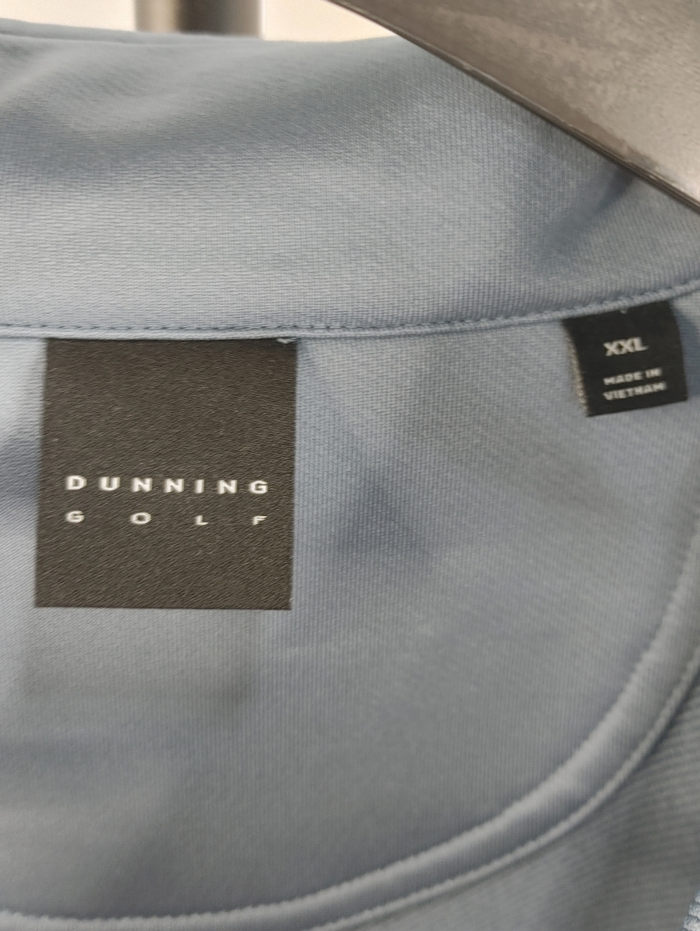 Dunning Golf Vest Mens XXL Blue 1/4 Zip Performance Sleeveless Athletic Pullover - Picture 5 of 11